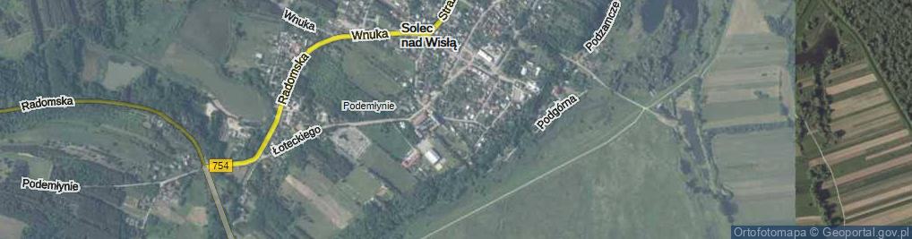 Zdjęcie satelitarne Staszica Stanisława ul.